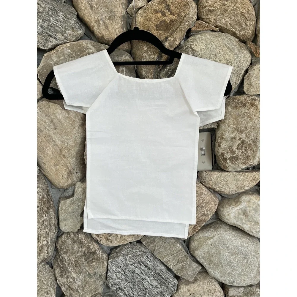Kids Religious Costume Child Medium Bib Over-shirt, Yellow Cross, Alter Boy